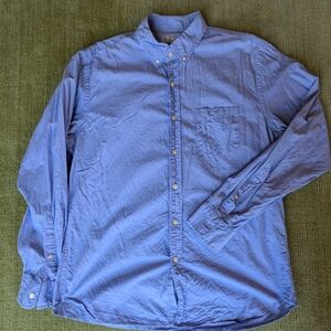 J. Crew Light Blue Poplin Button-Down Shirt